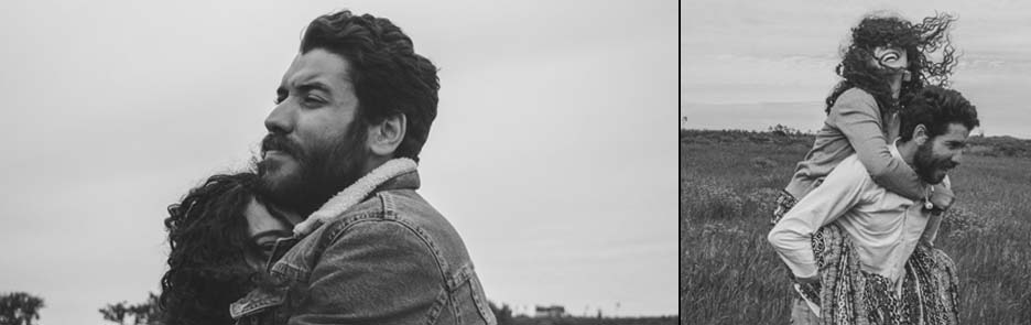 Close up of man's face with a stubble beard